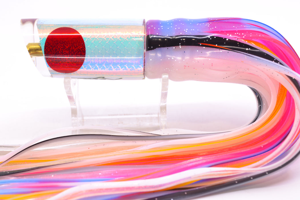 Koya Lures Ice Rainbow Scale Red Eyes Tube 9" 4.5oz Skirted Gay Bob