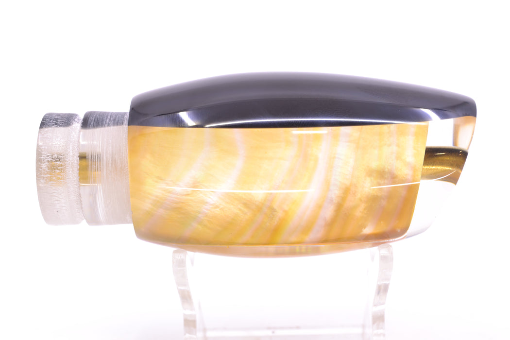 Crampton Baits Real Golden MOP Black Back No Eyes Apahu 12" 5oz