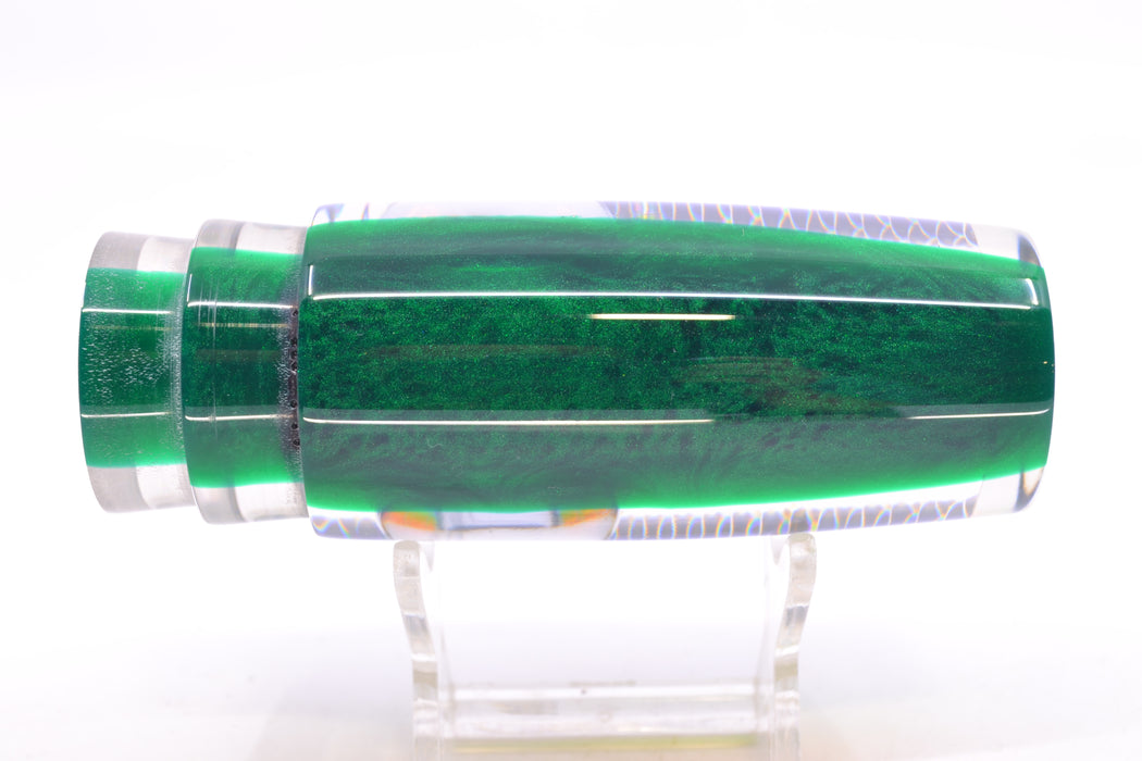 Koya Lures Rainbow Scale Green Back Doll Eyes Hard Head 12" 5.2oz GZE