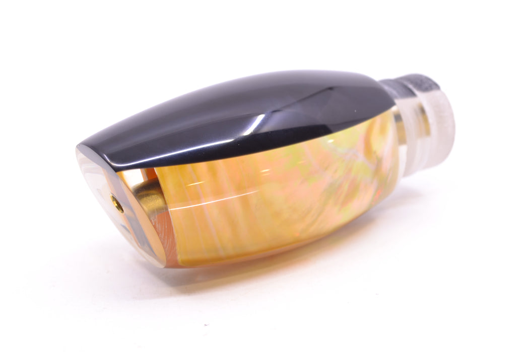 Crampton Baits Real Golden MOP Black Back No Eyes Apahu 12" 5oz
