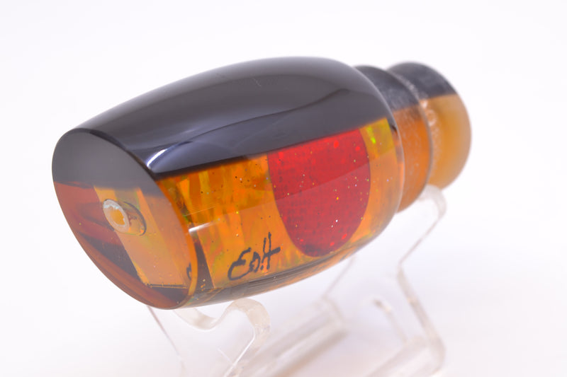 Marlin Magic Orange Awabi Black Back Red Eyes Baby Ruckus 10" 4oz