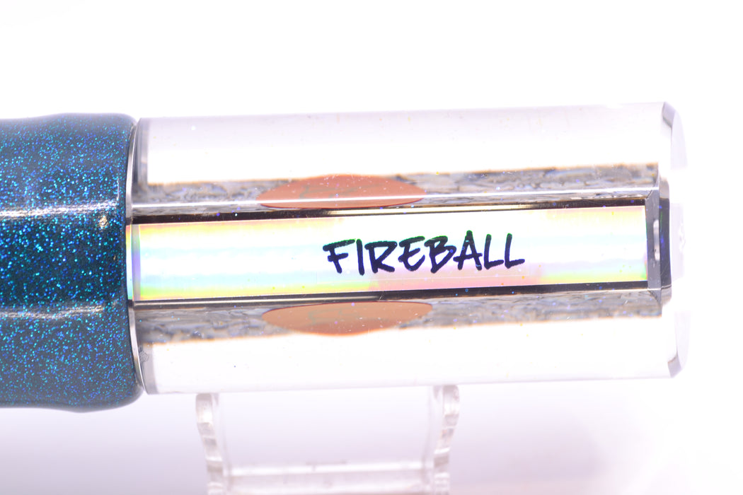 Bonze Lures Paua Shell Red Eyes Fireball 16" 15oz Vinyl Cascade