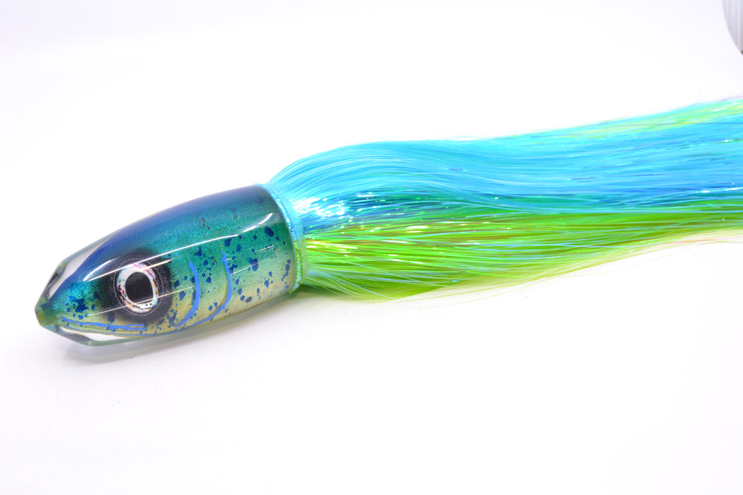 Tsutomu Lures "Mahi to Da Max" Fish Head Benchmark Bullet 12" 8oz EZ Flash