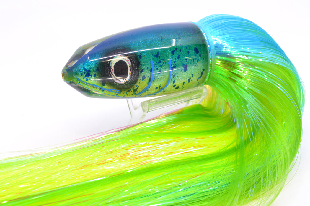 Tsutomu Lures "Mahi to Da Max" Fish Head Benchmark Bullet 12" 8oz EZ Flash