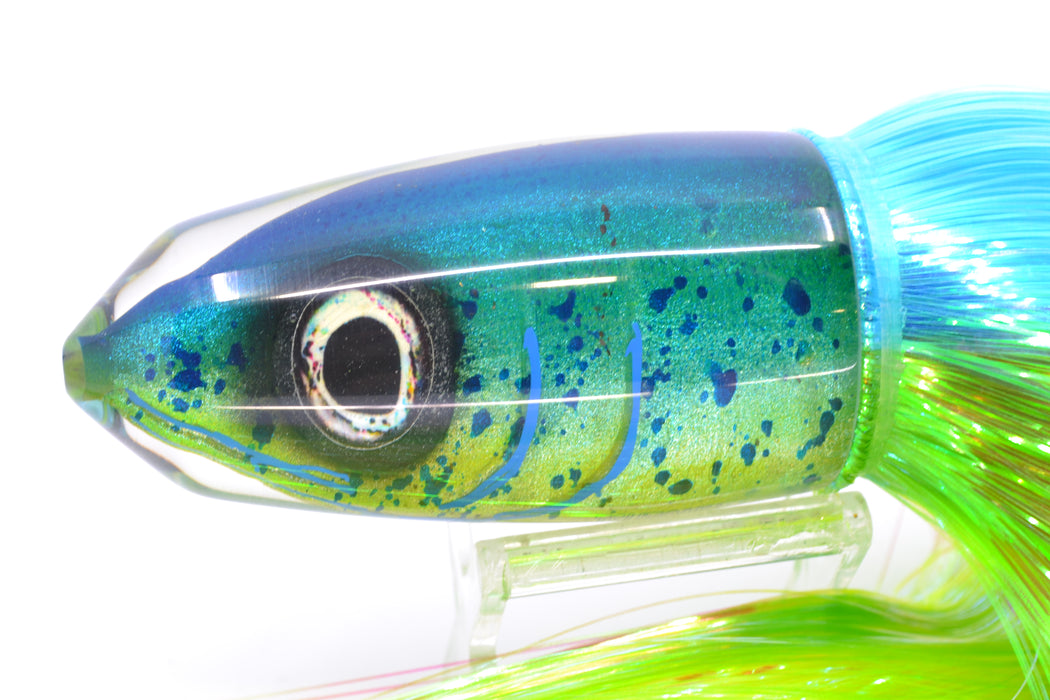 Tsutomu Lures "Mahi to Da Max" Fish Head Benchmark Bullet 12" 8oz EZ Flash