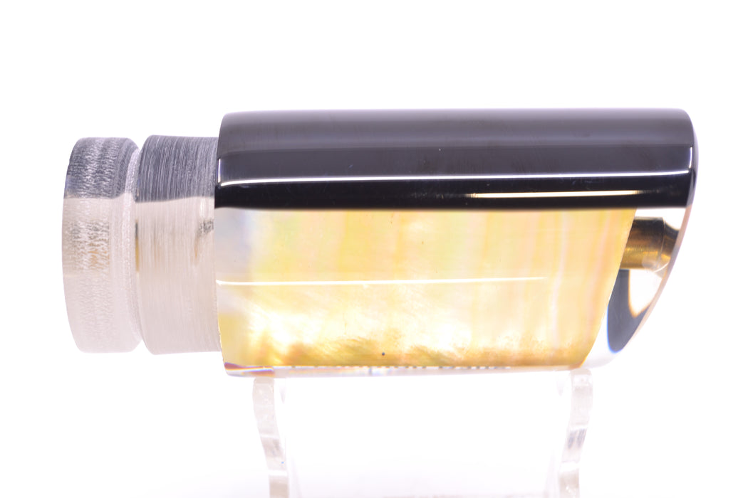Crampton Baits Real Golden MOP Black Back No Eyes 1/4 Tonner 12" 4.5oz