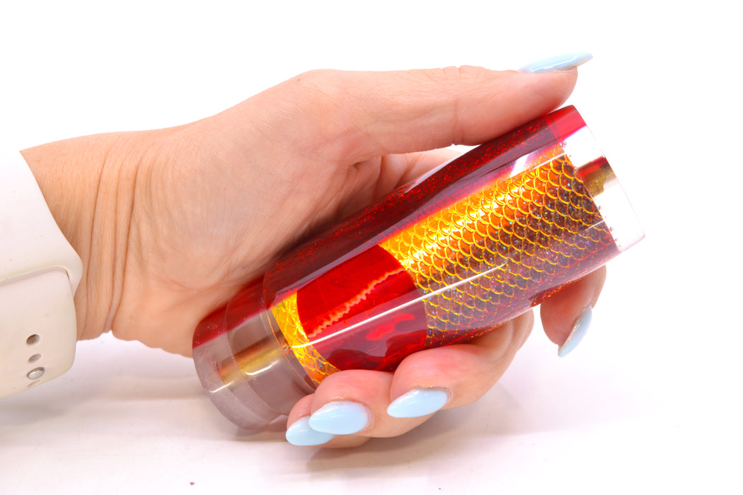 Koya Lures Rainbow Scale Red Back Red Eyes Hard Head 12" 5.2oz GZE