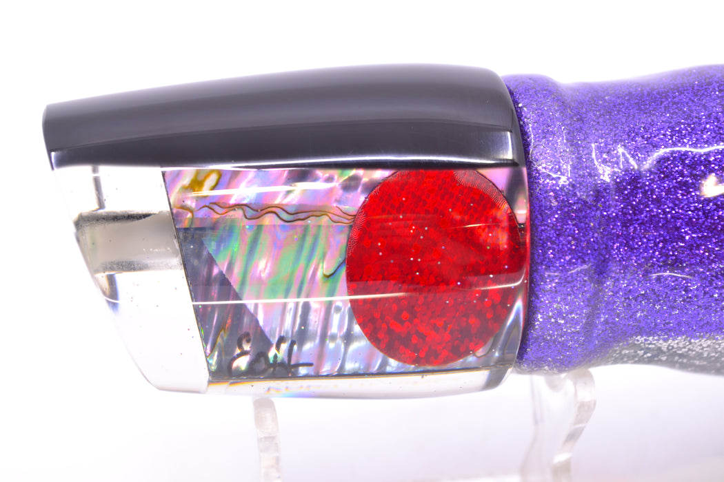 Marlin Magic Blue-Purple Abalone Black Back Red Eyes Ruckus 12" 11oz Skirted Purple-Silver GZE