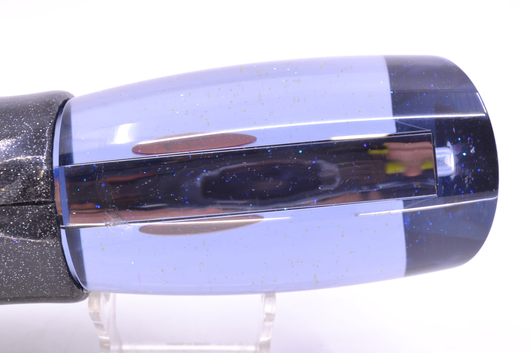 Bonze Lures Smoke Mirrored Red Eyes Anaconda 16" 18.2oz Vinyl Black GZE