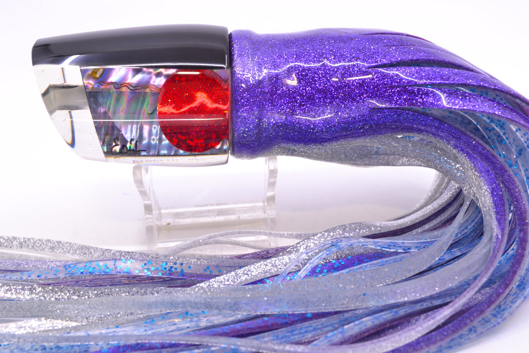 Marlin Magic Blue-Purple Abalone Black Back Red Eyes Ruckus 12" 11oz Skirted Purple-Silver GZE