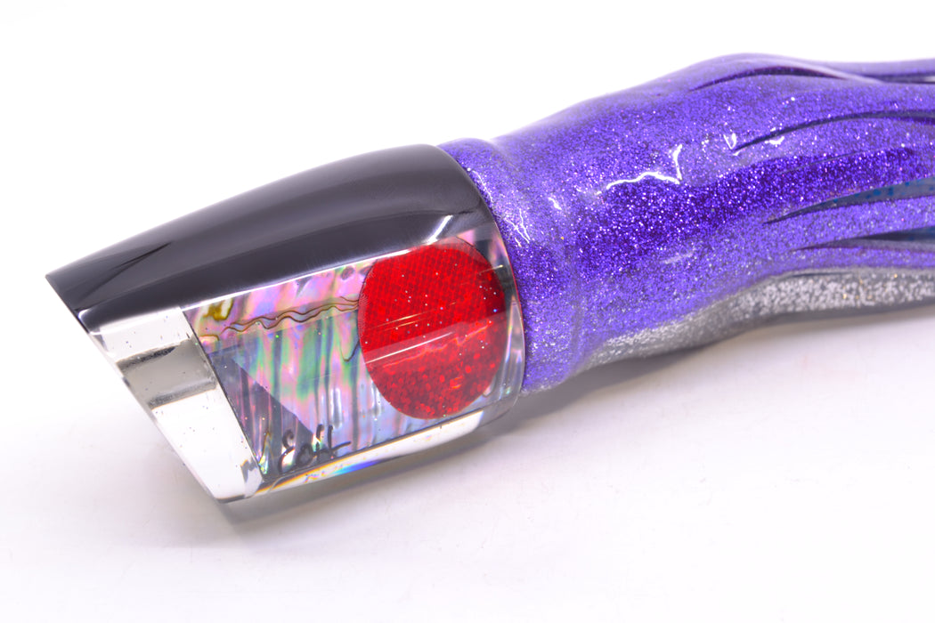 Marlin Magic Blue-Purple Abalone Black Back Red Eyes Ruckus 12" 11oz Skirted Purple-Silver GZE
