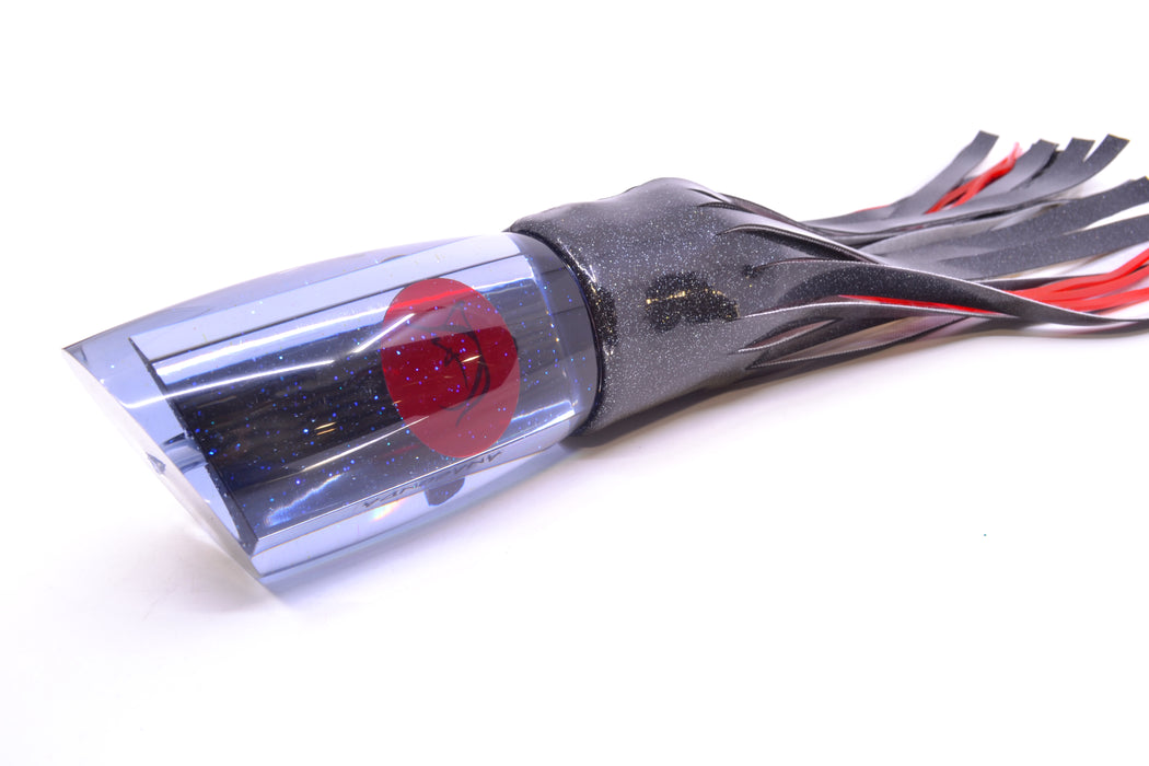Bonze Lures Smoke Mirrored Red Eyes Anaconda 16" 18.2oz Vinyl Black GZE