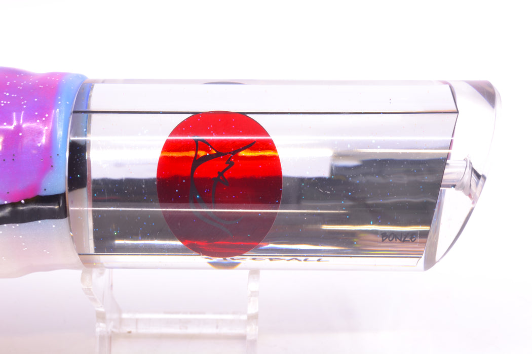 Bonze Lures Clear Mirrored Red Eyes Fireball 16" 19.5oz Skirted Gay Bob