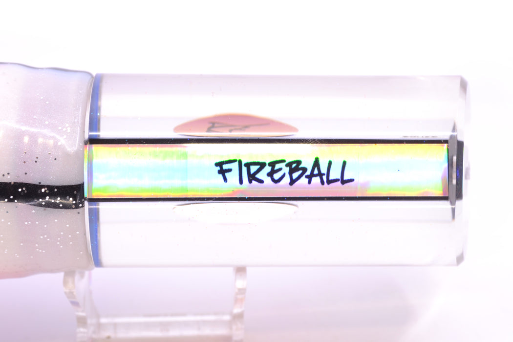 Bonze Lures Clear Mirrored Red Eyes Fireball 16" 19.5oz Skirted Gay Bob