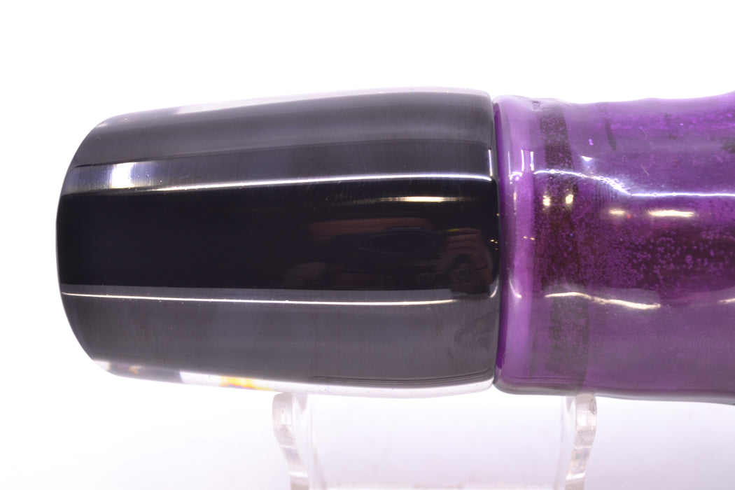 Marlin Magic Blue-Purple Abalone Black Back Red Eyes Ruckus 12" 11oz Skirted Skipjack GZE