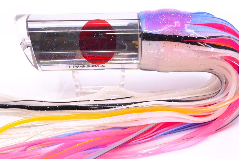 Bonze Lures Clear Mirrored Red Eyes Fireball 16" 19.5oz Skirted Gay Bob