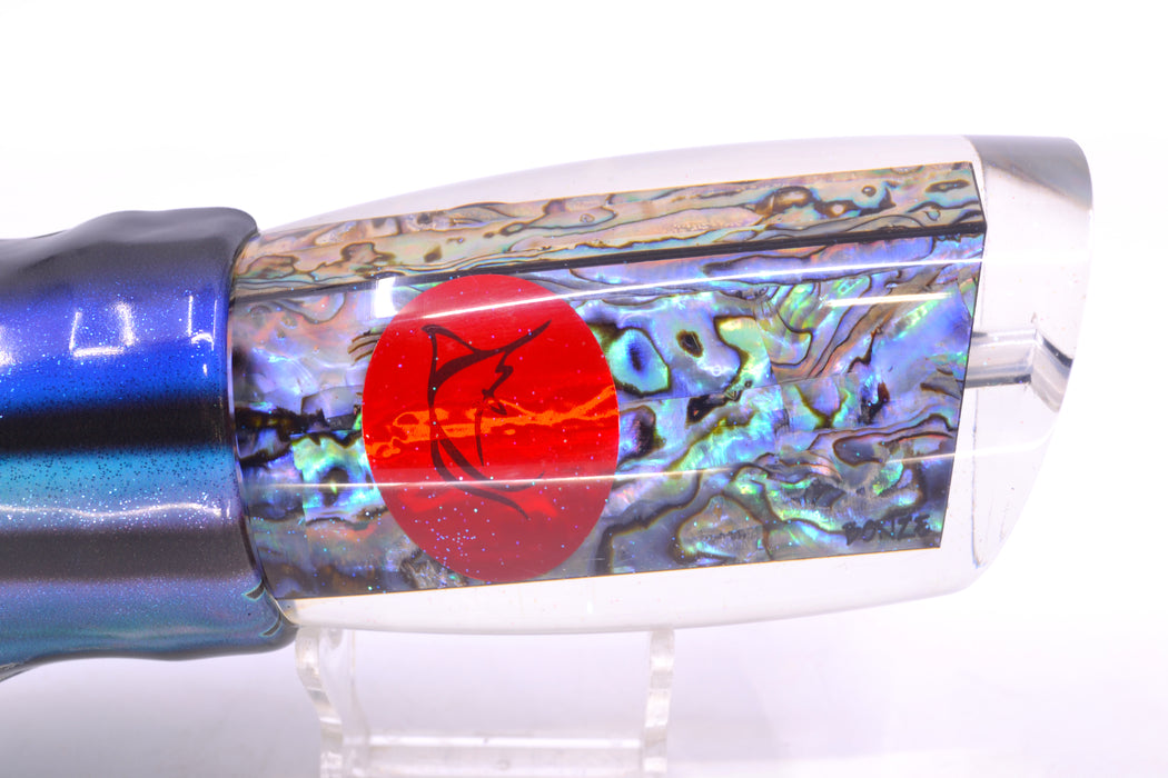 Bonze Lures Paua Shell Red Eyes Anaconda 16" 19oz FT Vinyl Skipjack GZE