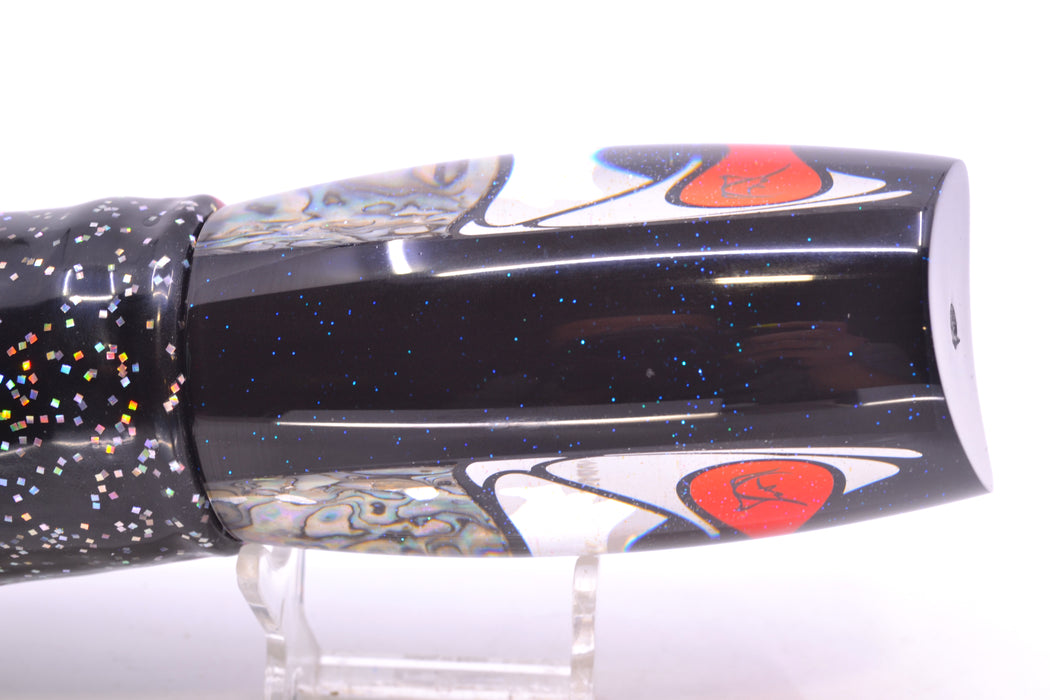 Bonze Lures Hydra Fish Red Eyes Violator 14" 17oz Skirted Black/Purple