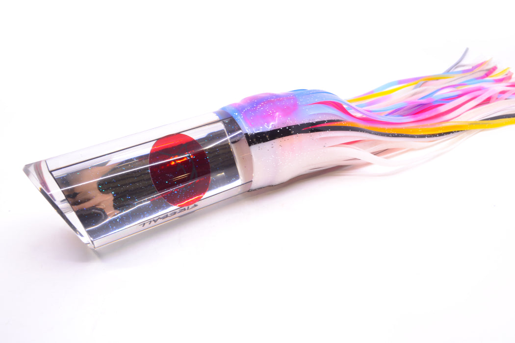 Bonze Lures Clear Mirrored Red Eyes Fireball 16" 19.5oz Skirted Gay Bob