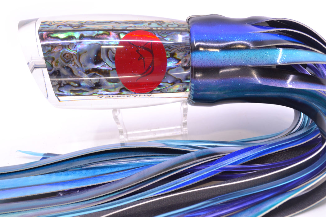Bonze Lures Paua Shell Red Eyes Anaconda 16" 19oz FT Vinyl Skipjack GZE