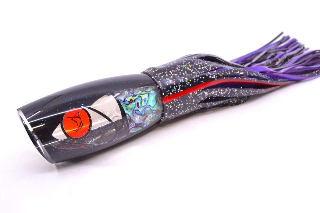 Bonze Lures Hydra Fish Red Eyes Violator 14" 17oz Skirted Black/Purple