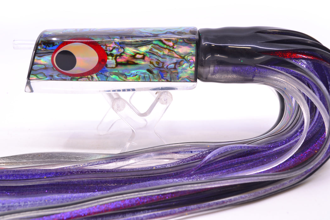 Marlinstar Paua Shell Lead Medium Tomahawk FMJ 9"+ 11.4oz Skirted Skipjack GZE