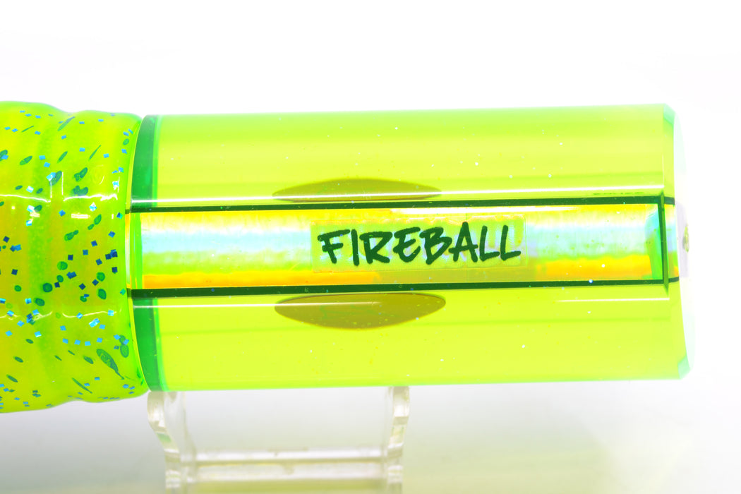 Bonze Lures Green Mirrored Red Eyes Fireball 16" 19.5oz Skirted Mahi