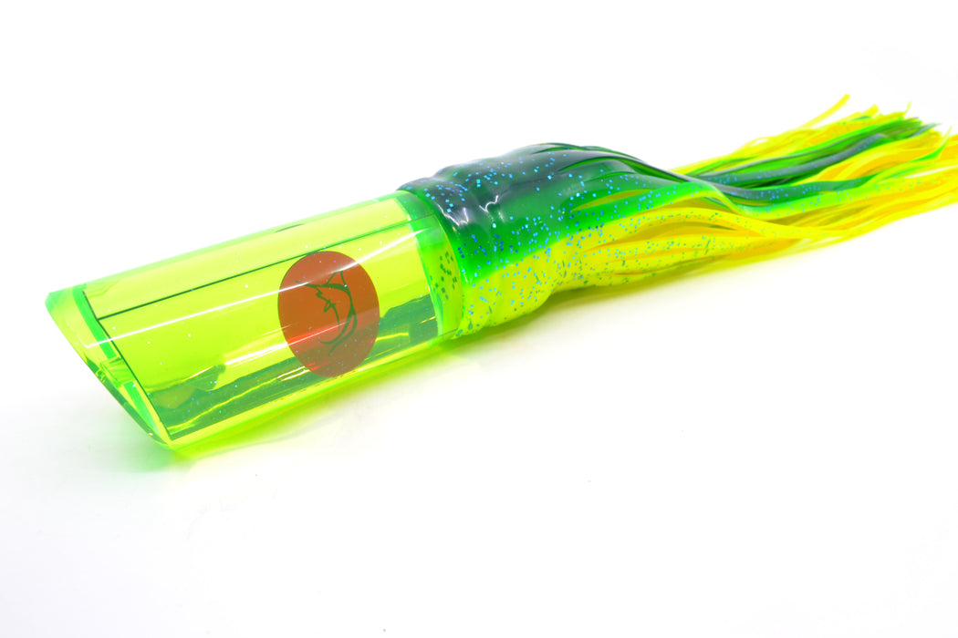 Bonze Lures Green Mirrored Red Eyes Fireball 16" 19.5oz Skirted Mahi