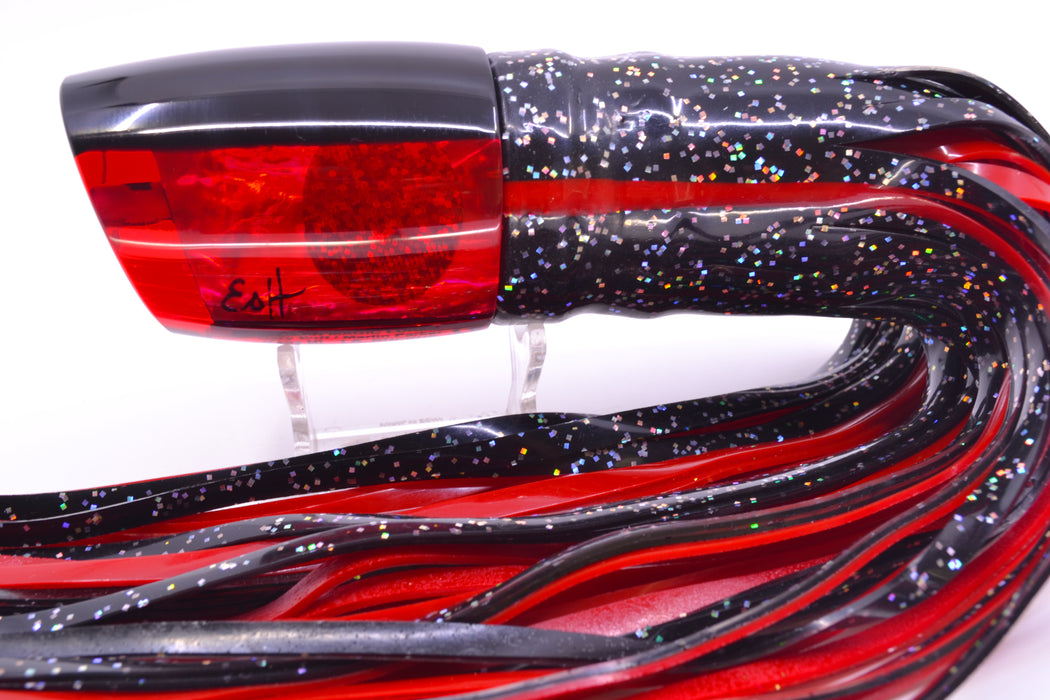 Marlin Magic Red Awabi Black Back Red Eyes Large Ruckus 14" 13oz Skirted Black/Red GZE