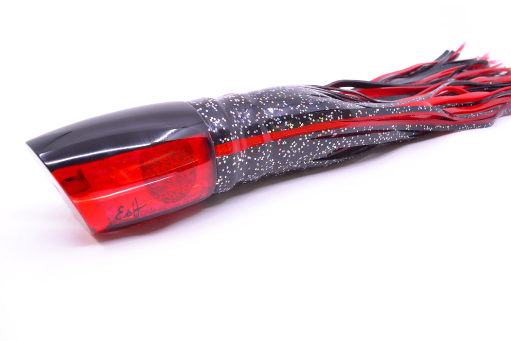 Marlin Magic Red Awabi Black Back Red Eyes Large Ruckus 14" 13oz Skirted Black/Red GZE