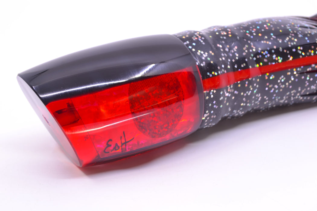 Marlin Magic Red Awabi Black Back Red Eyes Large Ruckus 14" 13oz Skirted Black/Red GZE