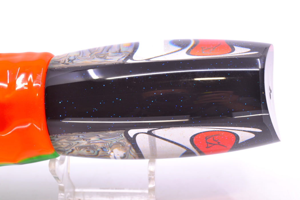 Bonze Lures Hydra Fish Red Eyes Violator 14" 17oz Skirted Guacamaya