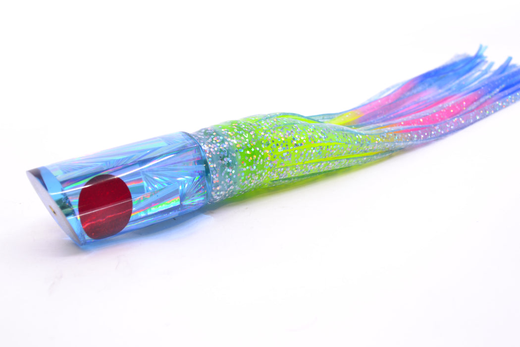 Koya Lures Ice Blue Rainbow Starburst Red Eyes Tube 9" 4.5oz Skirted Ice Blue/Rainbow GZE