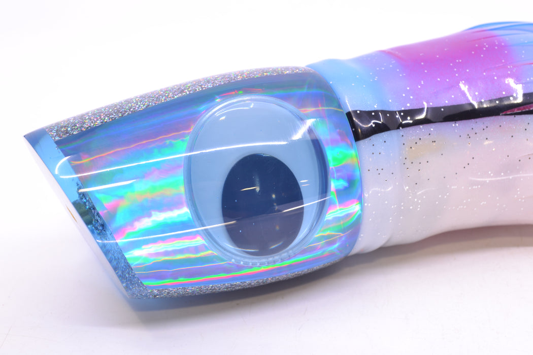 Koya Lures Ice Blue Rainbow Doll Eyes XL 861 16" 19oz BOM Skirted Gay Bob