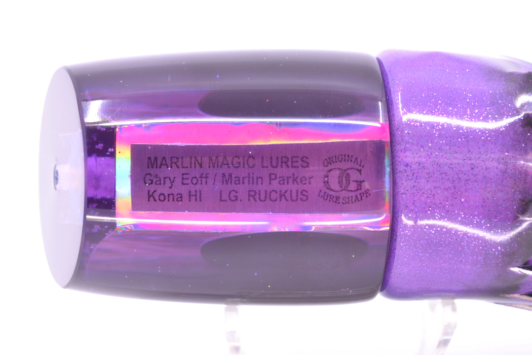 Marlin Magic Purple Awabi Black Back Taxi Eyes Large Ruckus 14" 11.3oz FT Vinyl Grape Juice GZE