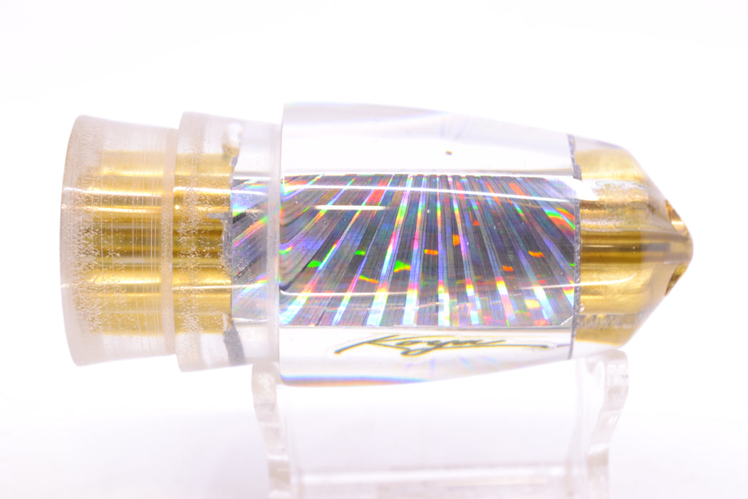 Koya Lures Silver Rainbow Starburst 4-Hole Bullet 9"+ 6oz GZE