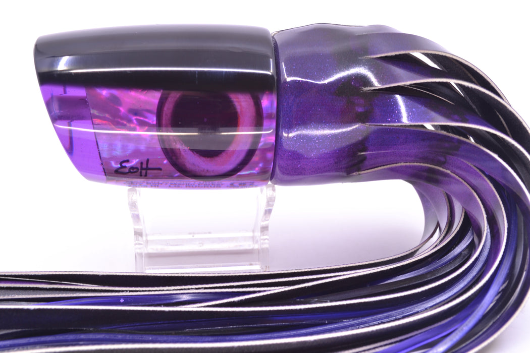 Marlin Magic Purple Awabi Black Back Taxi Eyes Large Ruckus 14" 11.3oz FT Vinyl Grape Juice GZE