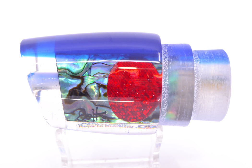 Marlin Magic Lures Paua Shell Blue Back Red Eyes Ruckus 12" 7.2oz GZE