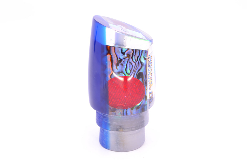 Marlin Magic Lures Paua Shell Blue Back Red Eyes Ruckus 12" 7.2oz GZE