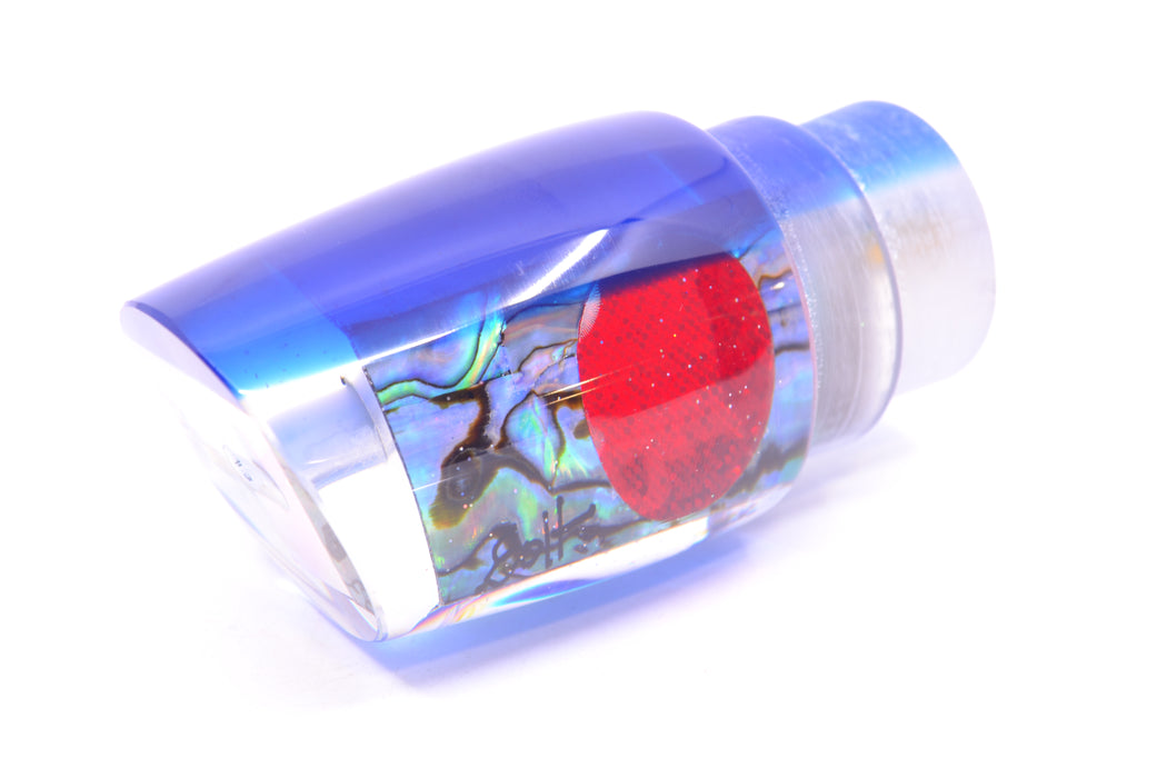 Marlin Magic Lures Paua Shell Blue Back Red Eyes Ruckus 12" 7.2oz GZE