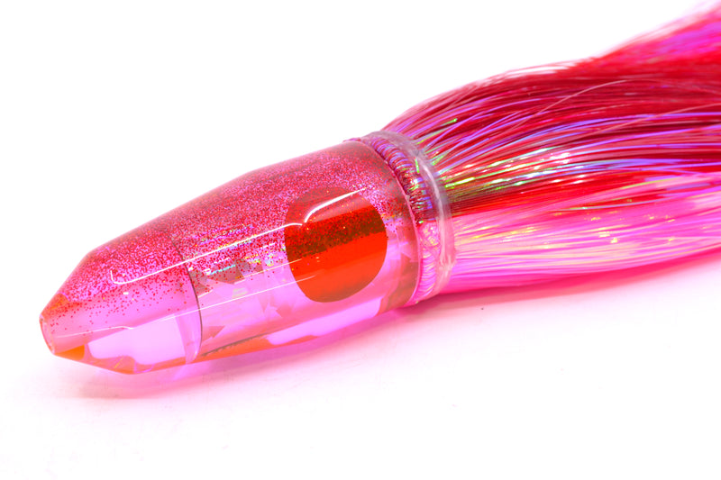 TANTRUM Lures Pink Rainbow Red Back Medium Bullet 9" 7oz Strobez Red-Pink/Orange
