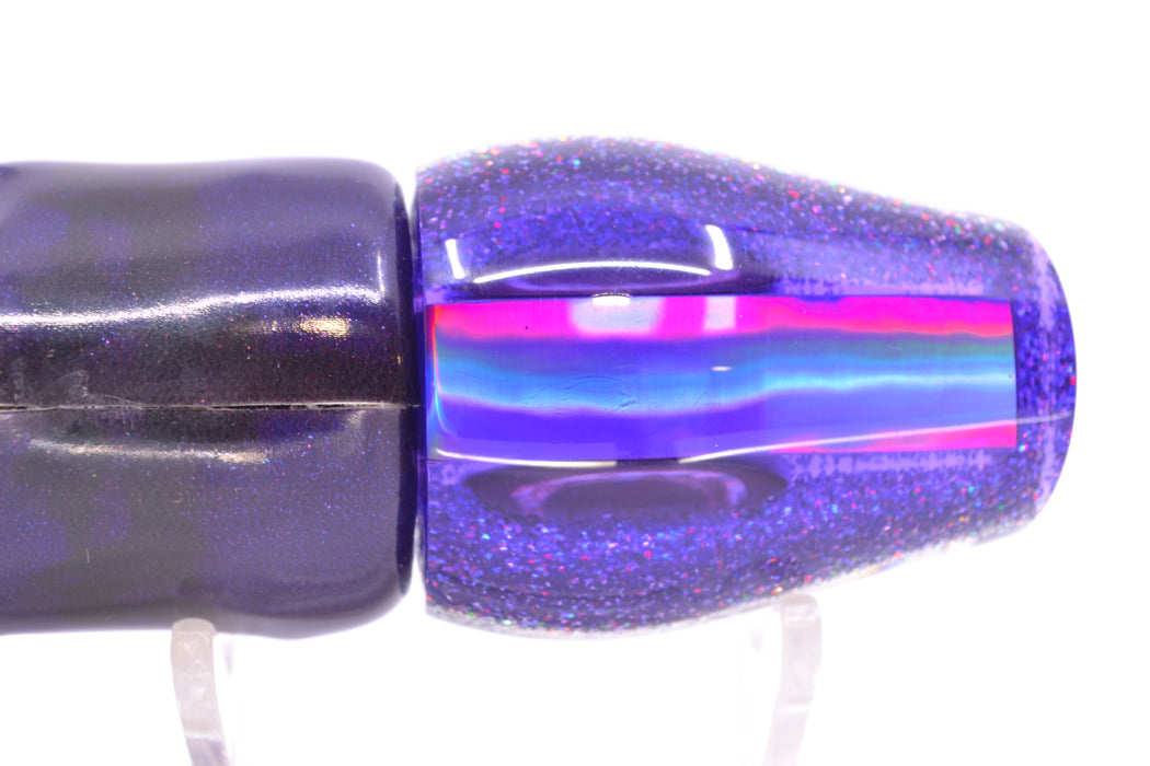 Moyes Lures Silver Rainbow Purple-Silver Back Medium Sumo 12" 5.5oz FT Vinyl Grape Juice