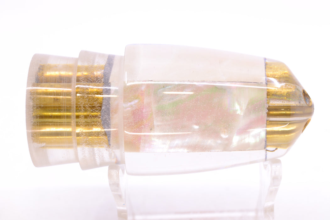 Koya Lures White MOP 4-Hole Bullet 9"+ 6oz GZE