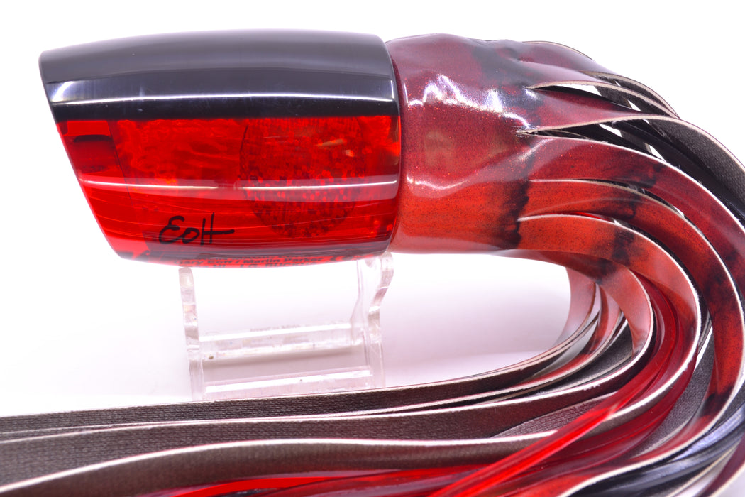 Marlin Magic Red Awabi Black Back Red Eyes Large Ruckus 14" 11.3oz FT Vinyl Red Tiger GZE