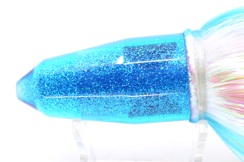 TANTRUM Lures Ice Blue Rainbow Ice Blue Back Medium Bullet 9" 7oz EZ Flash Feathersword