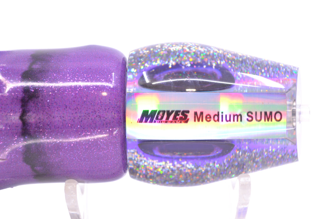 Moyes Lures Silver Rainbow Purple-Silver Back Medium Sumo 12" 5.5oz FT Vinyl Grape Juice