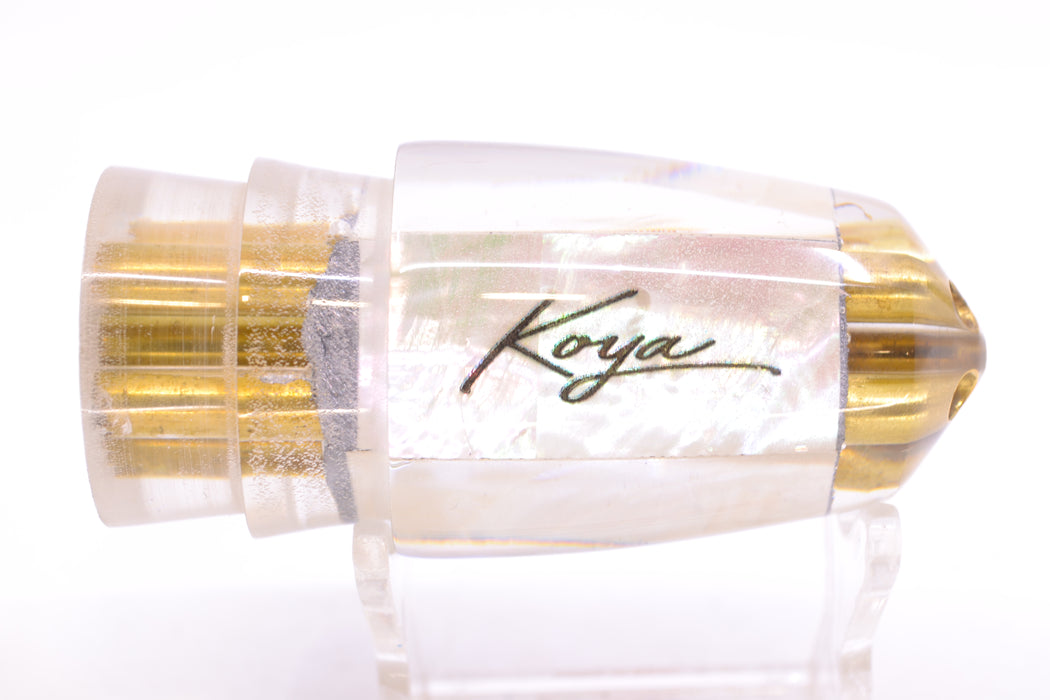 Koya Lures White MOP 4-Hole Bullet 9"+ 6oz GZE