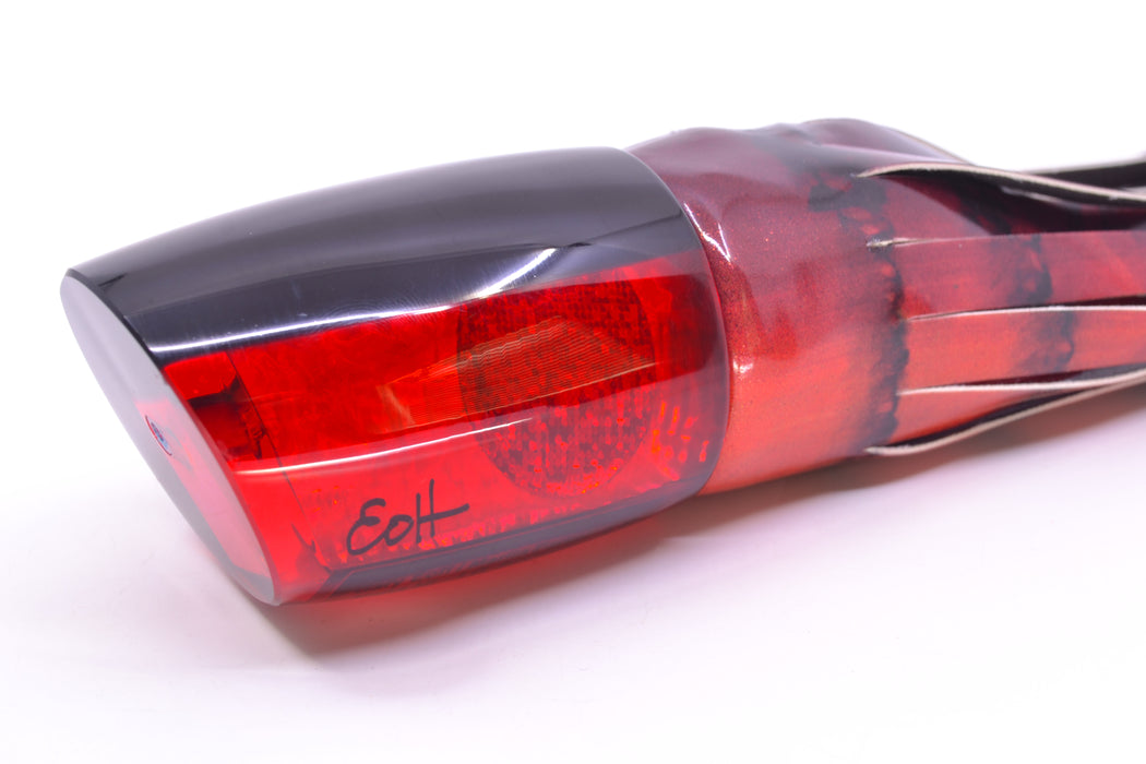 Marlin Magic Red Awabi Black Back Red Eyes Large Ruckus 14" 11.3oz FT Vinyl Red Tiger GZE