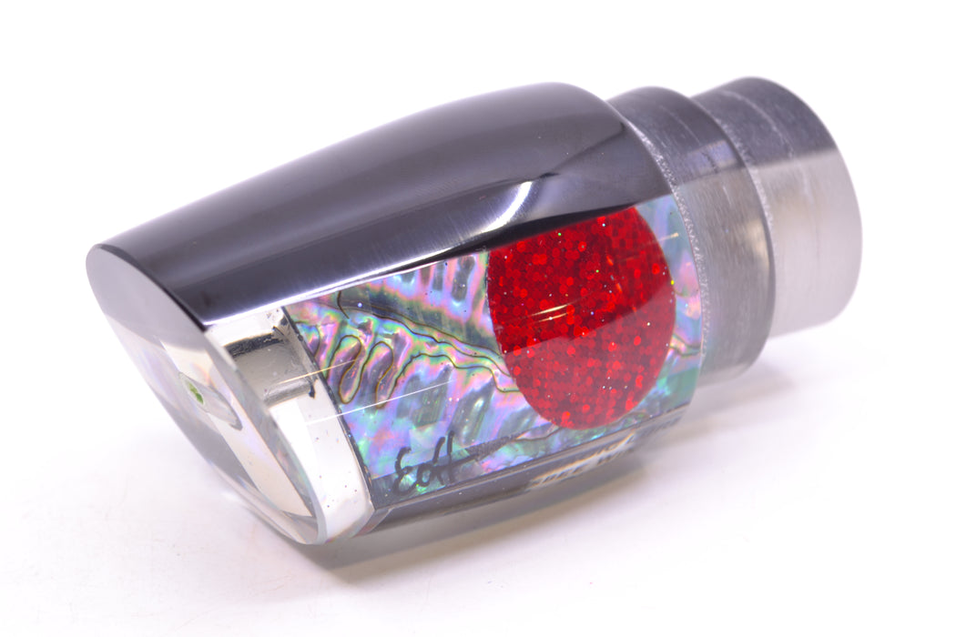 Marlin Magic Lures Blue-Purple Abalone Black Back Red Eyes Ruckus 12" 7.2oz GZE