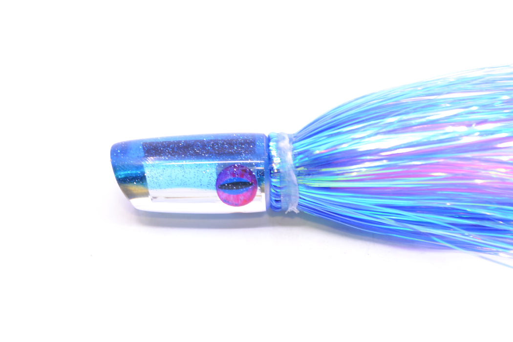 Coggin Lures Mirrored Blue Back Mini Baby Peanut Stick 4.5" 1oz Flashabou Blue/Pink GZE
